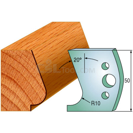 Pair of Universal Profile Knives 50 x 4mm 690.575