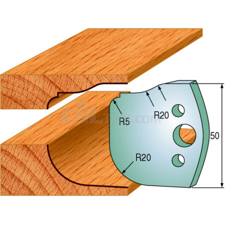 Pair of Universal Profile Knives 50 x 4mm 690.577