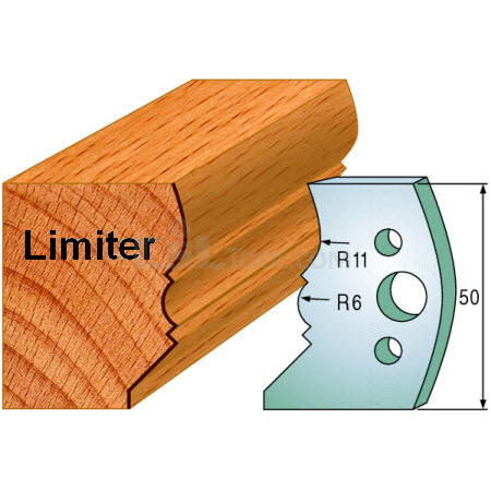 Pair of Universal Profile Limiters 50 x 4mm 691.503