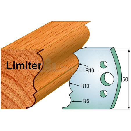 Pair of Universal Profile Limiters 50 x 4mm 691.506