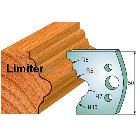 Pair of Universal Profile Limiters 50 x 4mm 691.508
