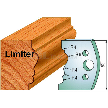 Pair of Universal Profile Limiters 50 x 4mm 691.511