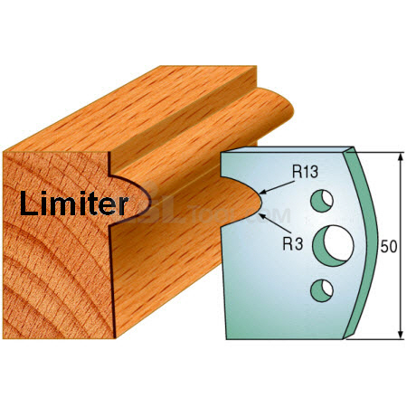 Pair of Universal Profile Limiters 50 x 4mm 691.516