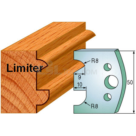 Pair of Universal Profile Limiters 50 x 4mm 691.517
