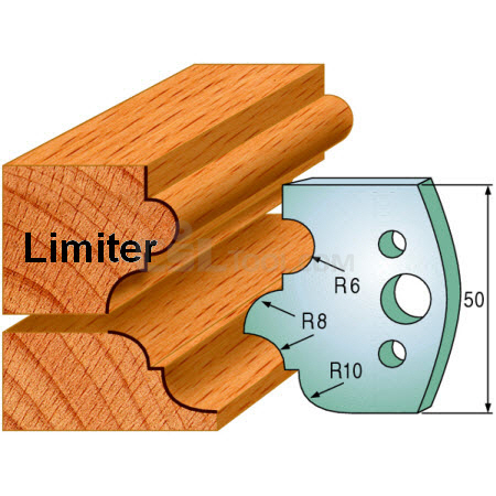 Pair of Universal Profile Limiters 50 x 4mm 691.520