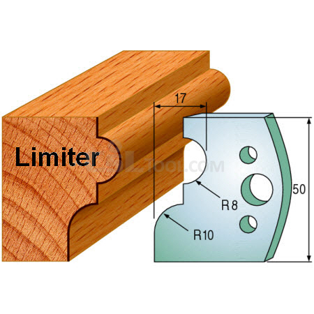 Pair of Universal Profile Limiters 50 x 4mm 691.551