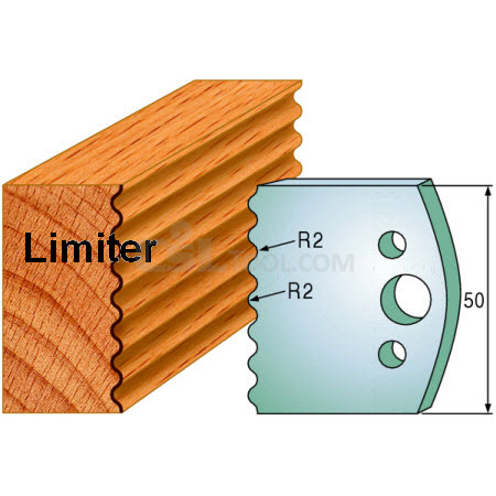 Pair of Universal Profile Limiters 50 x 4mm 691.552