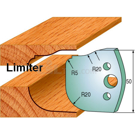 Pair of Universal Profile Limiters 50 x 4mm 691.577