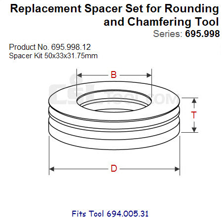 Shim Sets for Spindle Tool 695.998.12