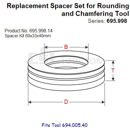 Shim Sets for Spindle Tool 695.998.14