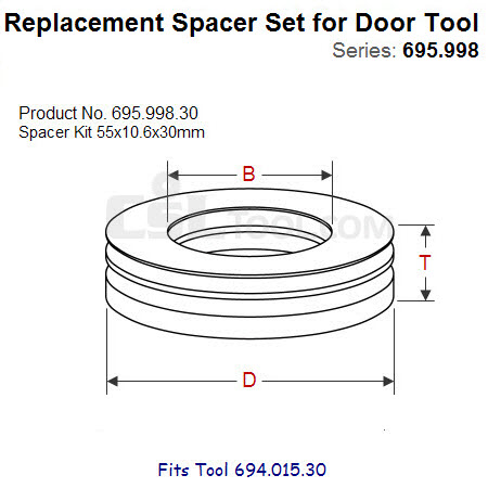 Shim Sets for Spindle Tool 695.998.30