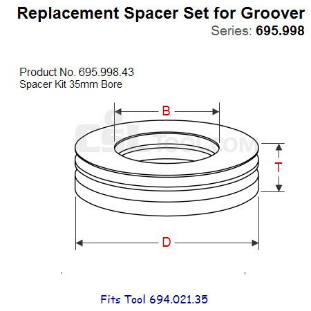 Shim Sets for Spindle Tool 695.998.43