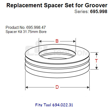 Shim Sets for Spindle Tool 695.998.47