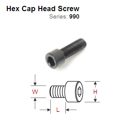 Hex Head Cap Head Screw 990.051.00