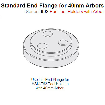 Steel Flange for Arbors 992.560.40M