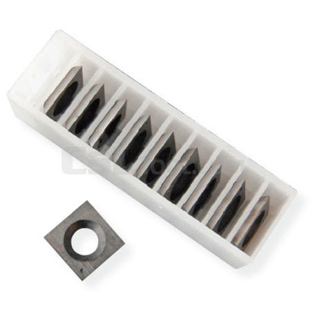 Box of 10 Reversable Scribing Knives 14.6 x 14.6 x 2.5 with 4 Cutting Edges