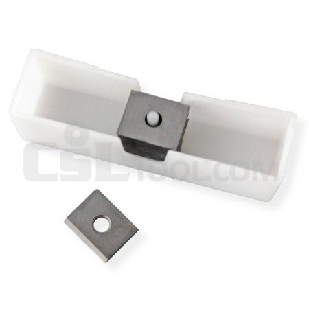 Box of 10 Reversable Carbide Knives 15 x 12 x 1.5mm with 2 Cutting Edges