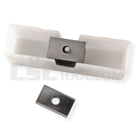 Box of 10 Reversable Carbide Knives 20 x 12 x 1.5mm with 2 Cutting Edges