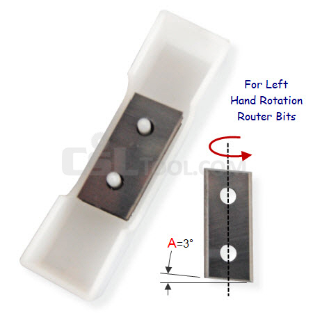 Box of 10 Splayed Knives 28.3 x 12 x 1.5 Left Hand Rotation