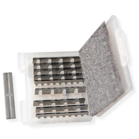 Box of 10 Reversable Cross Slot Knives 30 x 5.5 x 1.1 with 4 Cutting Edges