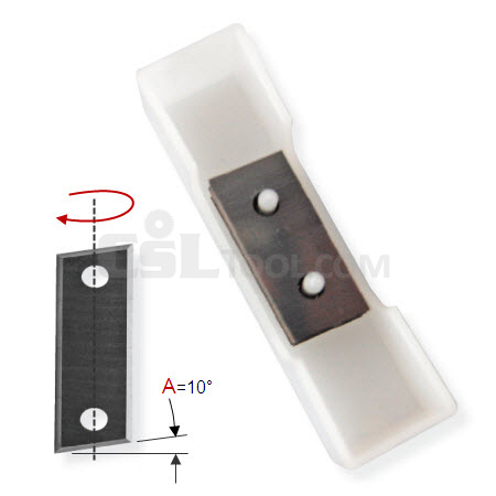 Box of 10 Splayed Knives 36 x 12 x 1.5 Right Hand Rotation