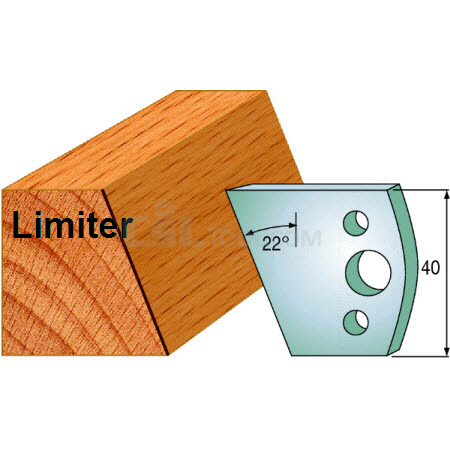 Pair of Universal Profile Limiters 40 x 4mm 691.001