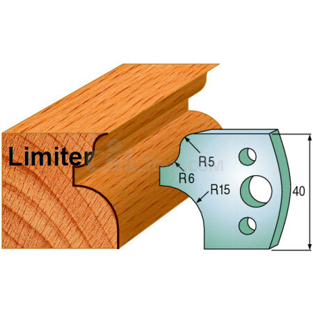 Pair of Universal Profile Limiters 40 x 4mm 691.011