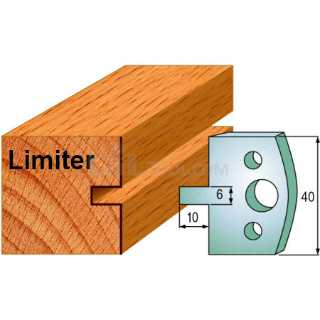 Pair of Universal Profile Limiters 40 x 4mm 691.016