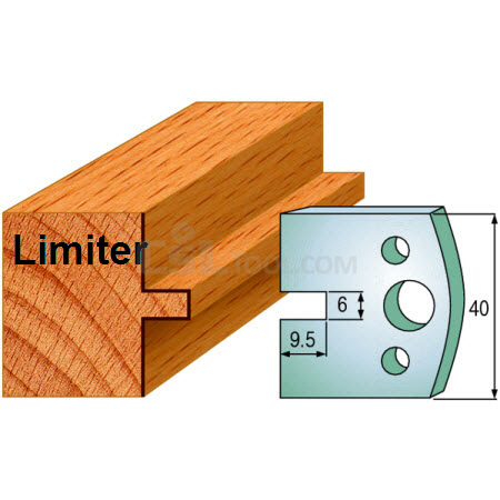Pair of Universal Profile Limiters 40 x 4mm 691.017