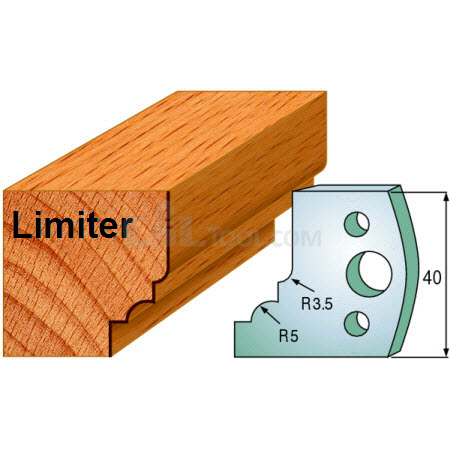 Pair of Universal Profile Limiters 40 x 4mm 691.020