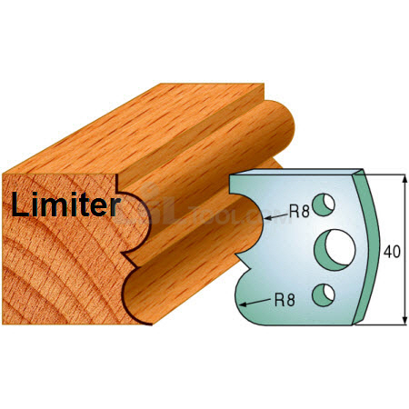 Pair of Universal Profile Limiters 40 x 4mm 691.028