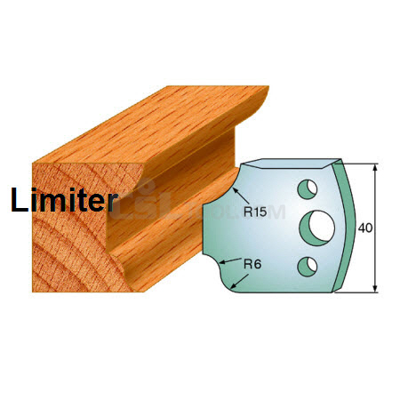 Pair of Universal Profile Limiters 40 x 4mm 691.044