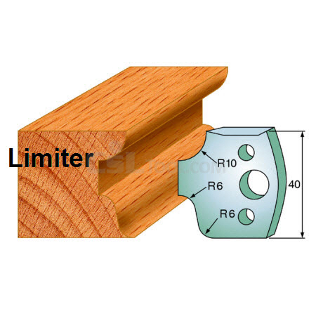 Pair of Universal Profile Limiters 40 x 4mm 691.045