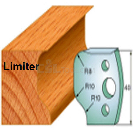Pair of Universal Profile Limiters 40 x 4mm 691.049