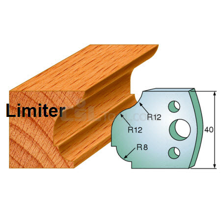 Pair of Universal Profile Limiters 40 x 4mm 691.061