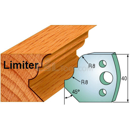 Pair of Universal Profile Limiters 40 x 4mm 691.073