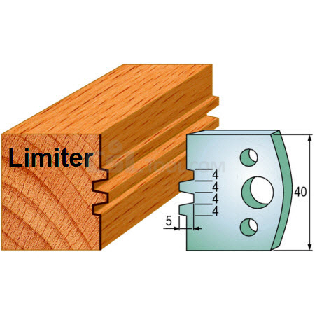 Pair of Universal Profile Limiters 40 x 4mm 691.075