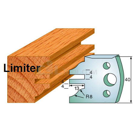 Pair of Universal Profile Limiters 40 x 4mm 691.097