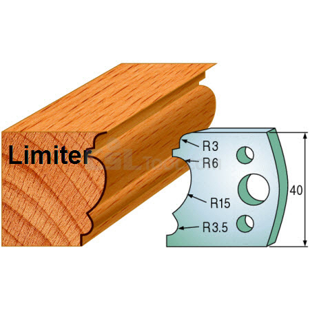 Pair of Universal Profile Limiters 40 x 4mm 691.104