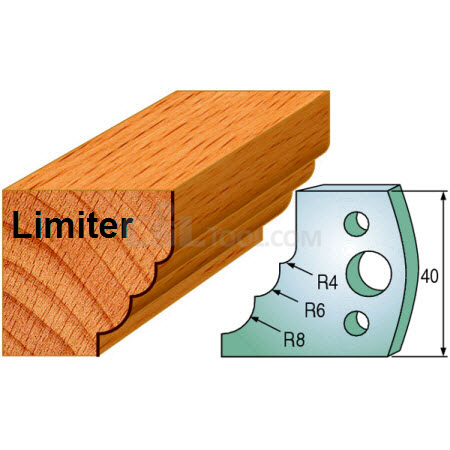 Pair of Universal Profile Limiters 40 x 4mm 691.132