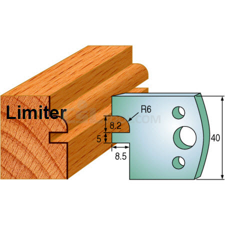 Pair of Universal Profile Limiters 40 x 4mm 691.134