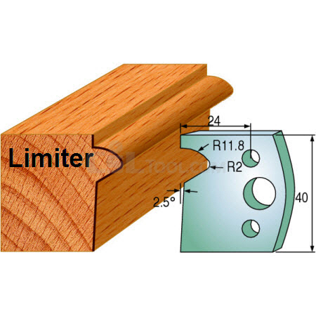 Pair of Universal Profile Limiters 40 x 4mm 691.135