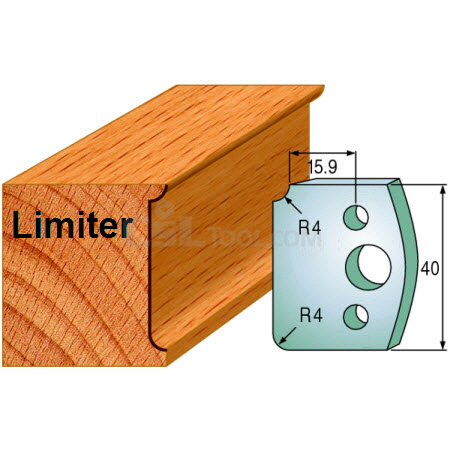 Pair of Universal Profile Limiters 40 x 4mm 691.171