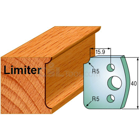 Pair of Universal Profile Limiters 40 x 4mm 691.172