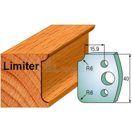 Pair of Universal Profile Limiters 40 x 4mm 691.173