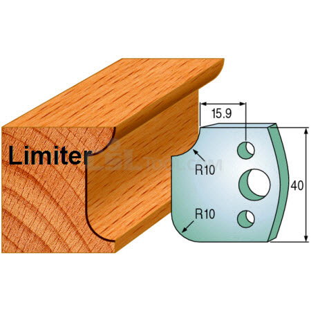 Pair of Universal Profile Limiters 40 x 4mm 691.175