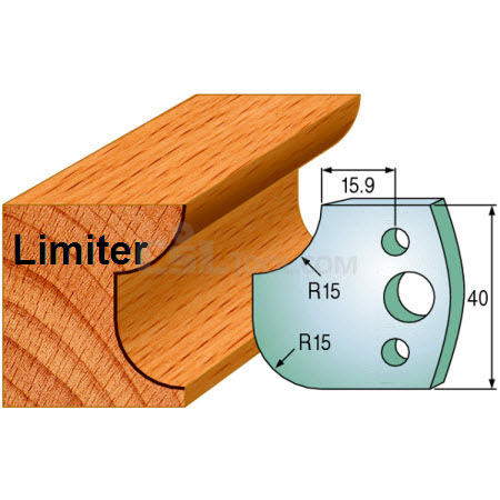 Pair of Universal Profile Limiters 40 x 4mm 691.177