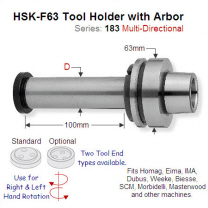 HSK-F63 Toolholder with Arbor 183.360.00