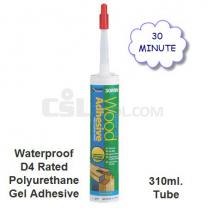 Lumberjack D4 30 Minute Polyurethane Wood Adhesive Gel 310ml Tube 30MINPU3