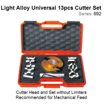 13 pcs. Multiprofile Set A with 100mm Dia. 25.4mm Bore Head without Limiters 692.013.10